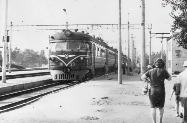 Железнодорожная станция  «Пуховичи» (70 годы)